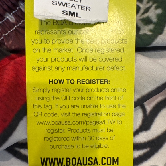 BOA ugly sweater Christmas running shorts - Picture 4 of 5